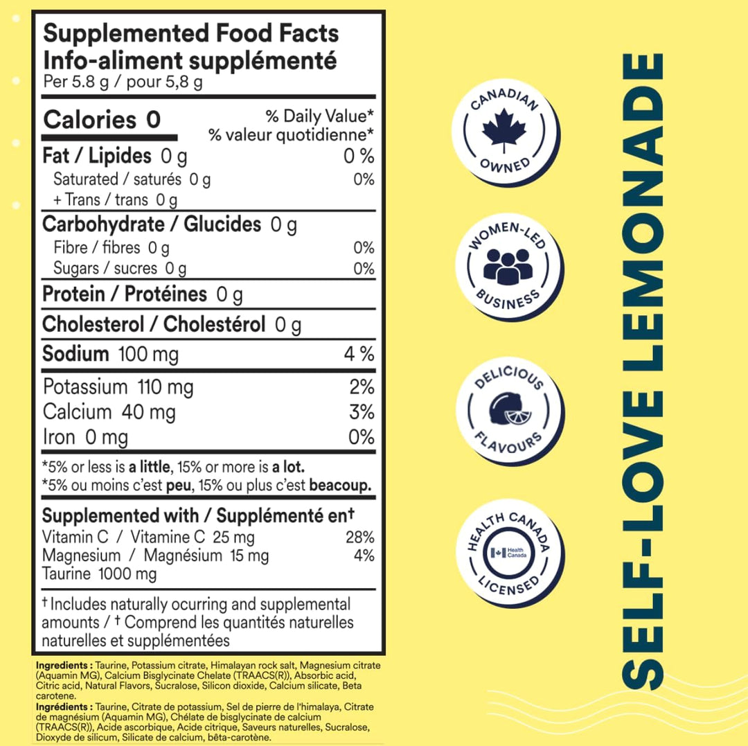 Cira x Alicia McCarvell – Hydration Powder – Self Love Lemonade – 45 Servings