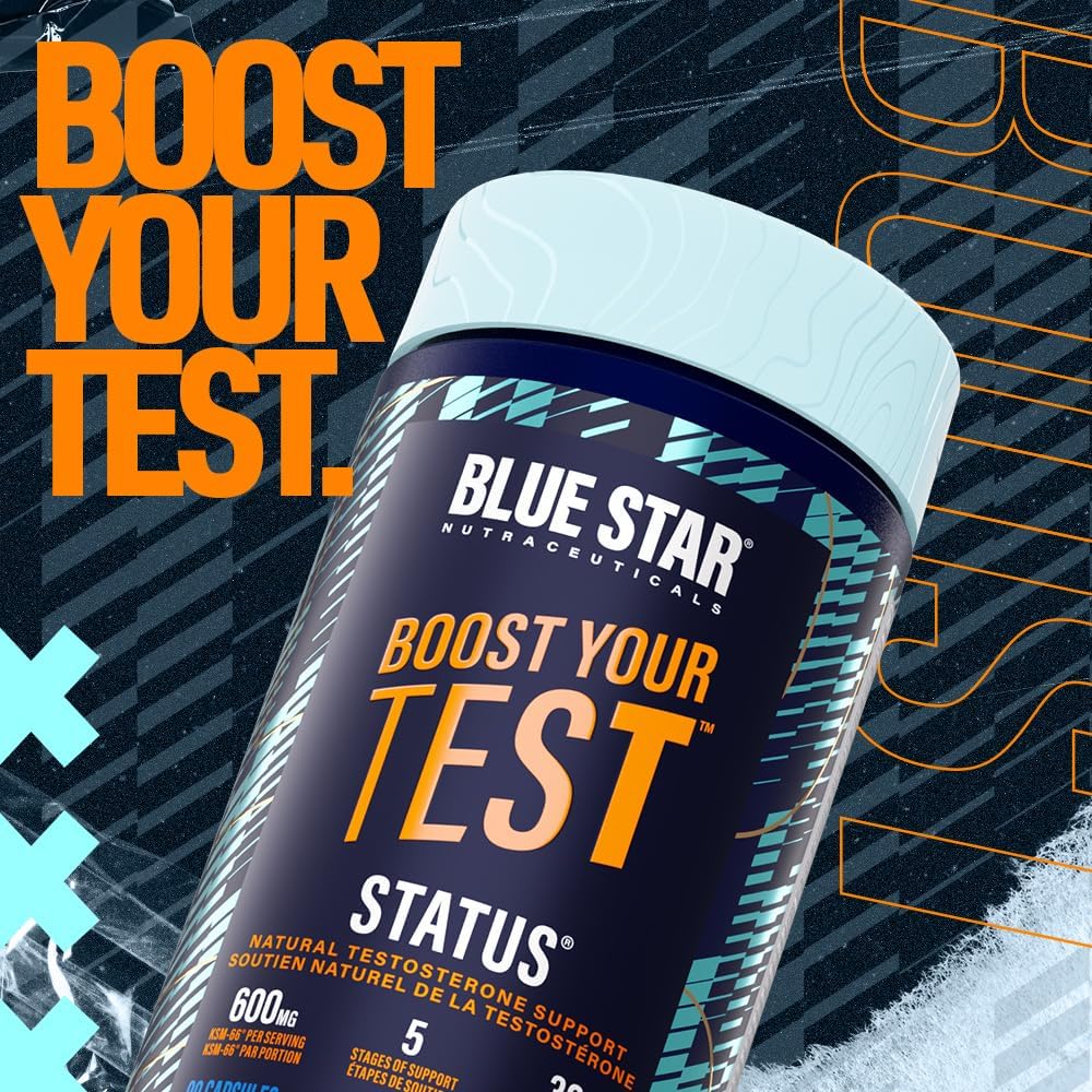 Blue Star – Stimulateur de Testostérone Status – 90 Capsules