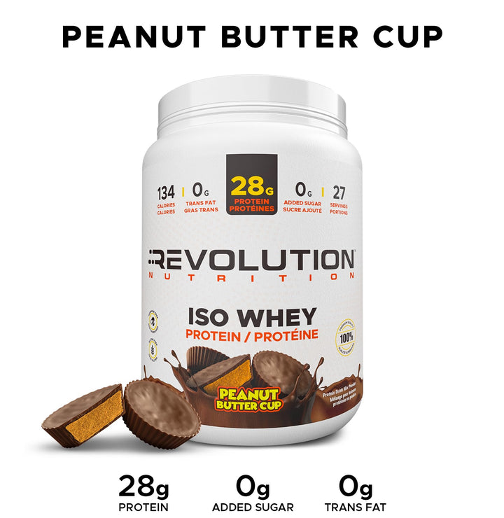 Revolution Nutrition – Iso Whey – Chocolate Peanut Butter Cup – 908g