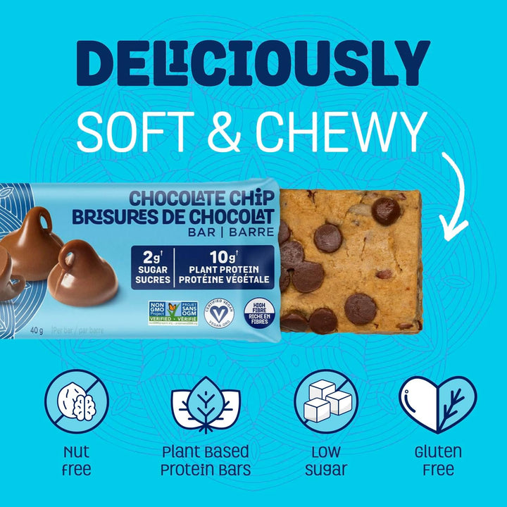 Hungry Buddha – Protein Bars – Chocolate Chip – 12 Pack