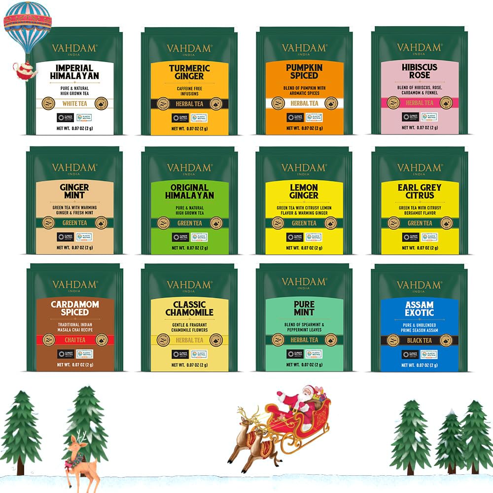 VAHDAM - Calendrier de l'Avent en édition limitée 2025 - 24 saveurs uniques