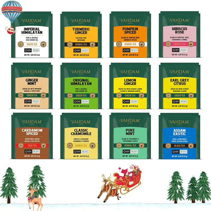 VAHDAM - Calendrier de l'Avent en édition limitée 2025 - 24 saveurs uniques