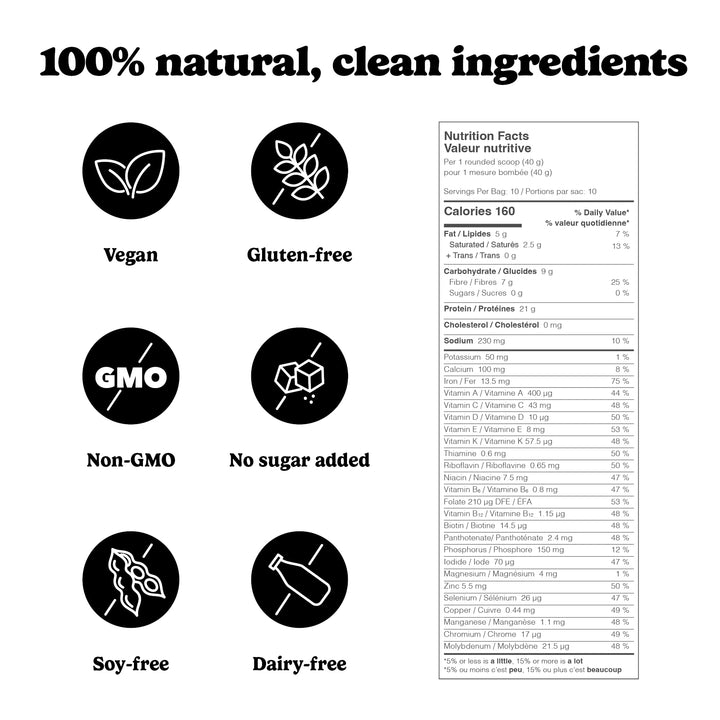 Good Protein – Unflavoured All-in-One Vegan Protein Powder – 400g