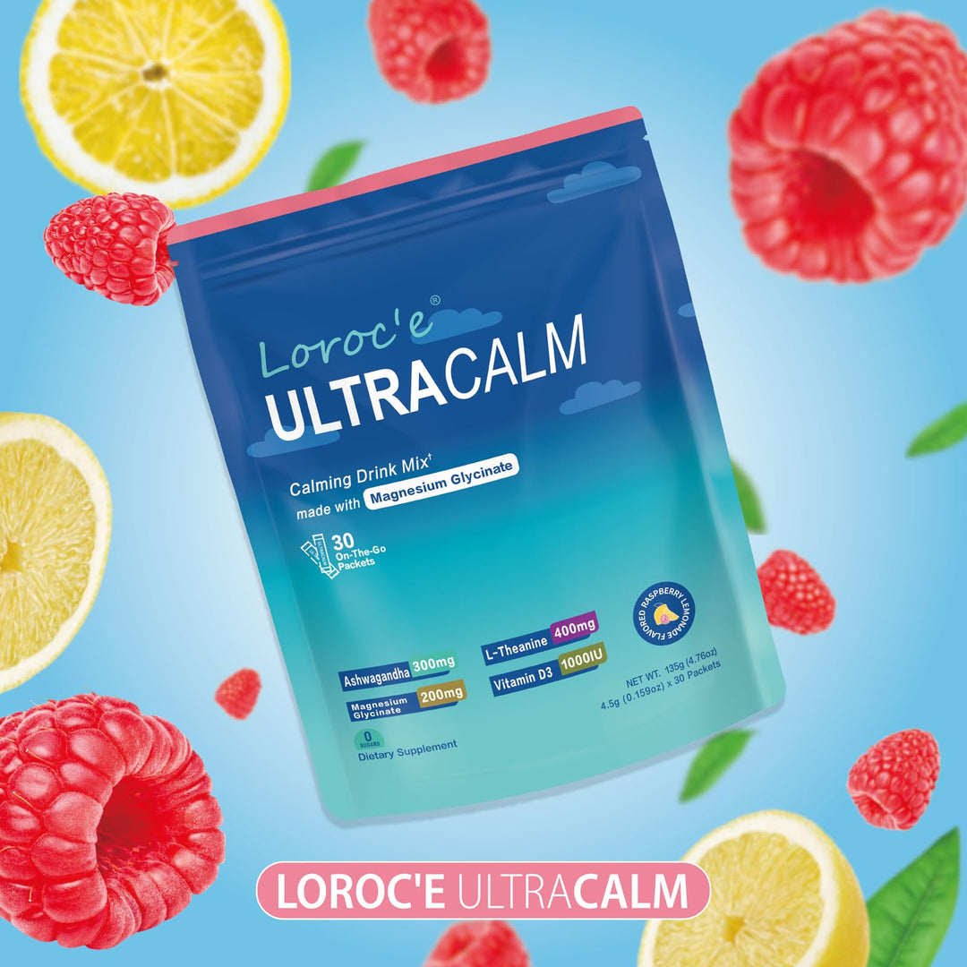 UltraCalm – Super Drink Packets – Raspberry Lemon – 30 Servings