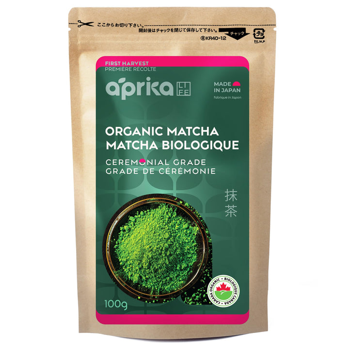 AprikaLife – Matcha Powder – Organic Ceremonial Grade – 3.5 oz