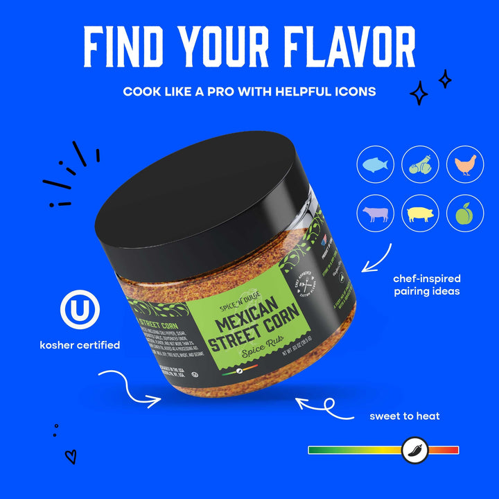 Thoughtfully – Grilling Spice Gift Set – 20 Flavours – 20 Jars – BBQ seasoning collection