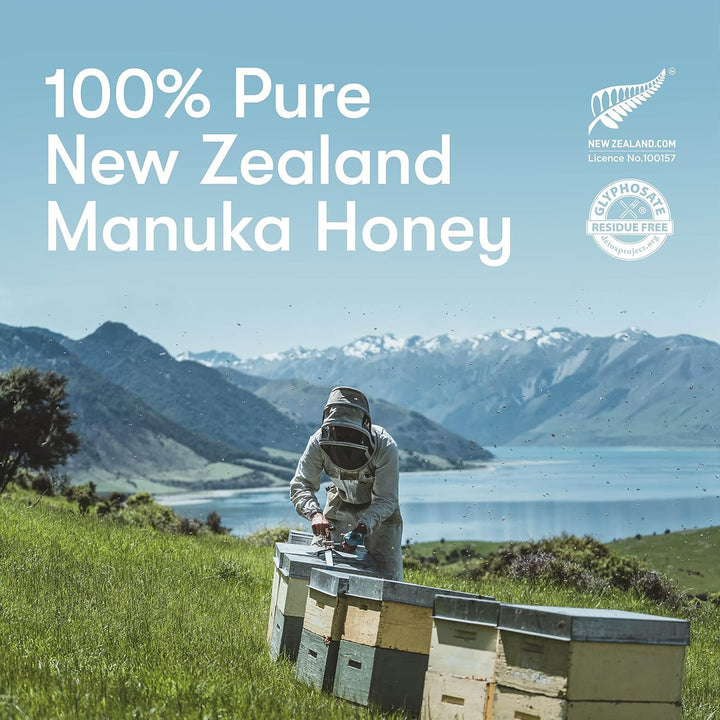New Zealand Honey Co. – Raw Manuka Honey – UMF 20+ / MGO 829+ – 4.4oz – UMF Certified