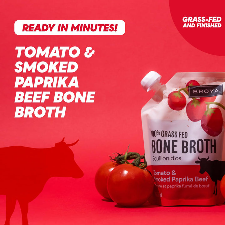Broya – Bone Broth Variety Pack – Beef and Chicken – 8 Pack