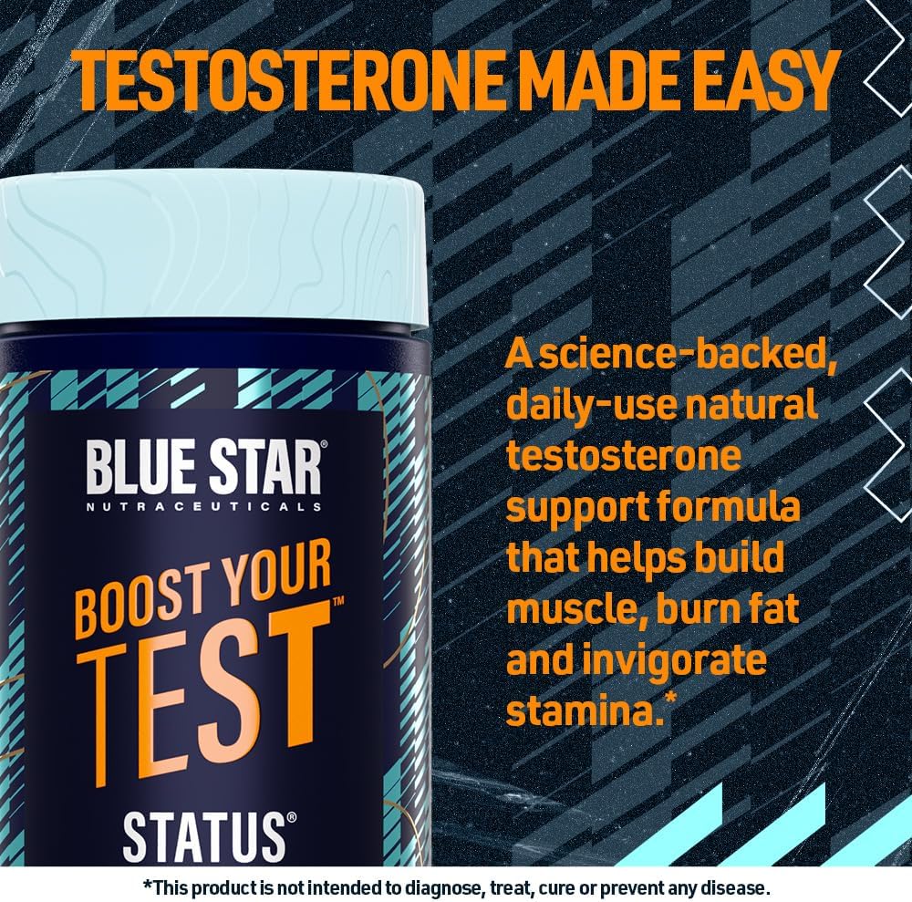 Blue Star – Stimulateur de Testostérone Status – 90 Capsules