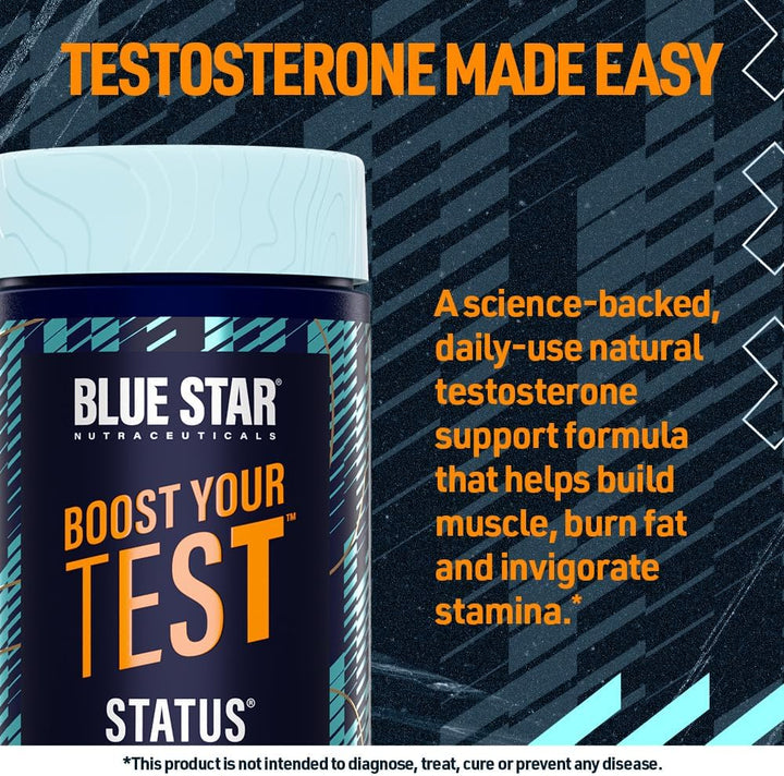 Blue Star – Stimulateur de Testostérone Status – 90 Capsules