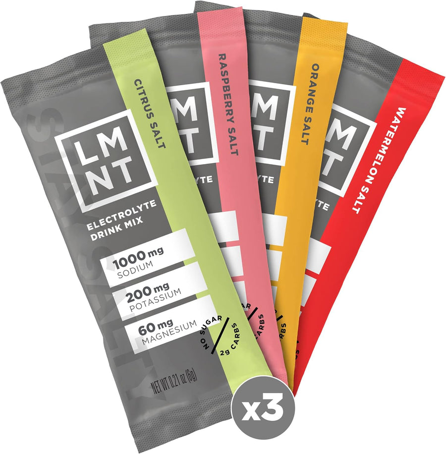 LMNT – Electrolyte Powder Packets – Variety Pack – 12 Sticks