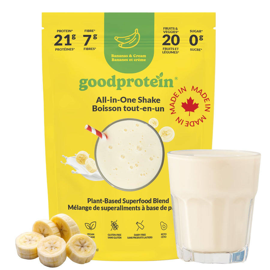 Good Protein - Bananas & Cream - Vegan Plant-Based Protein Powder - 440g