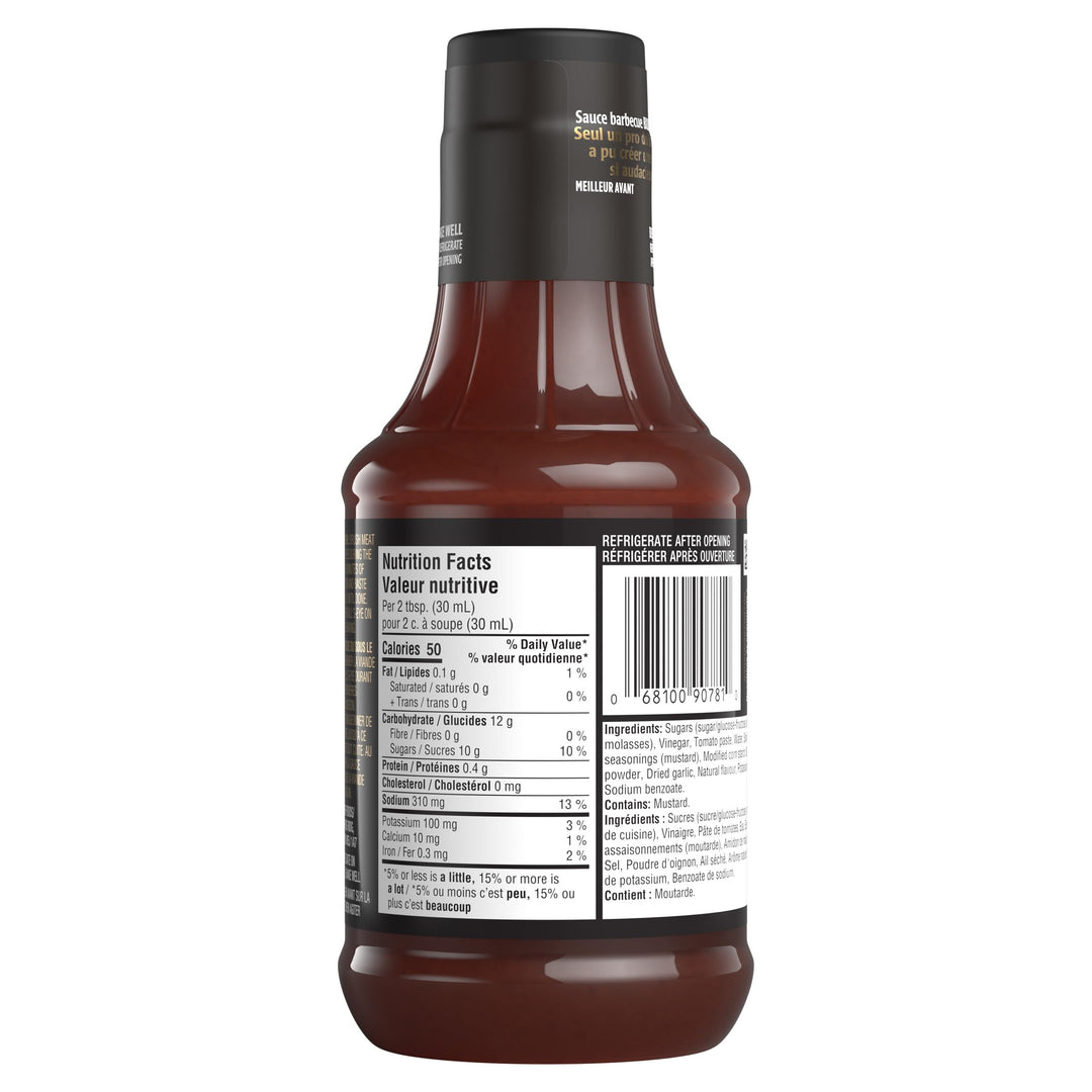 Bull's-Eye Buffalo BBQ Sauce, 2 x 425 mL - Canadian Distribution - Ships Free Within Canada on Orders Above CAD $199