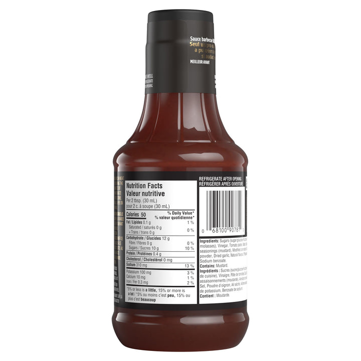 Bull's-Eye Buffalo BBQ Sauce, 2 x 425 mL - Canadian Distribution - Ships Free Within Canada on Orders Above CAD $199