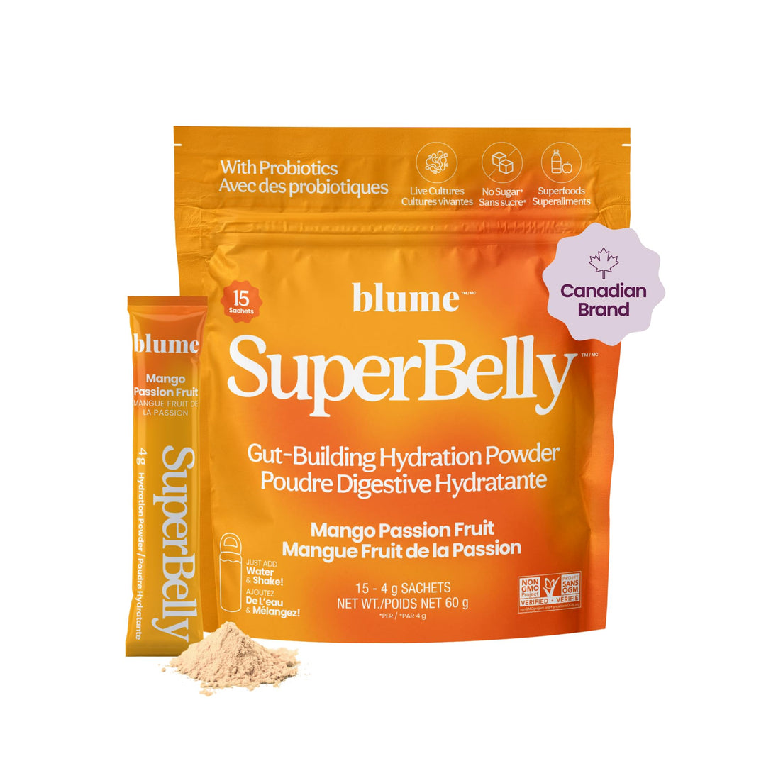 Blume - SuperBelly Sticks - Mango Passion Fruit - ACV - Sugar-Free - 15 Pack