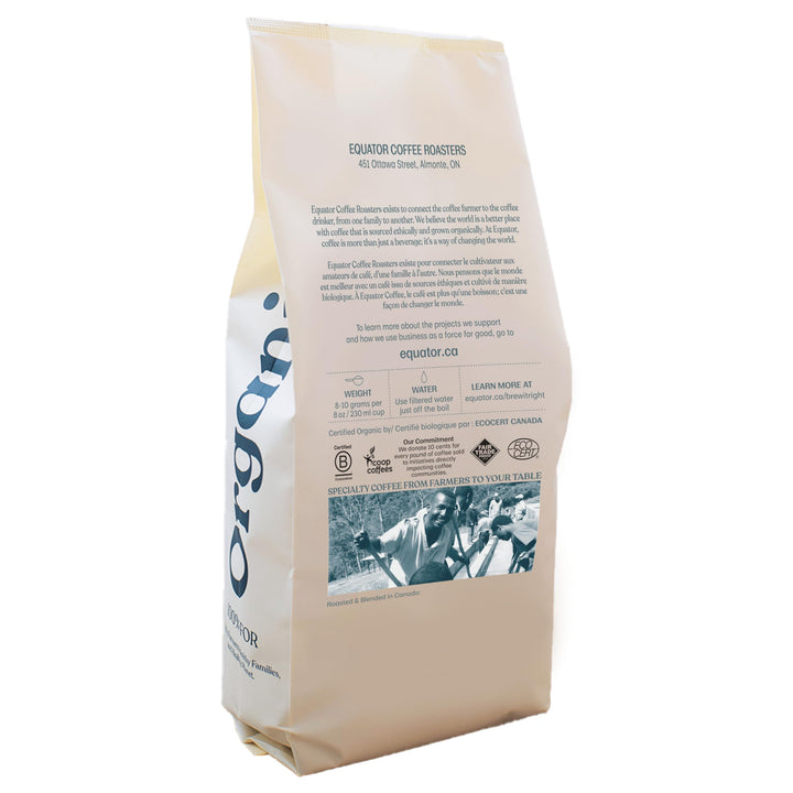 Equator Coffee Roasters – North Star Espresso Blend – Cocoa and Dark Cherry – 12oz – Organic