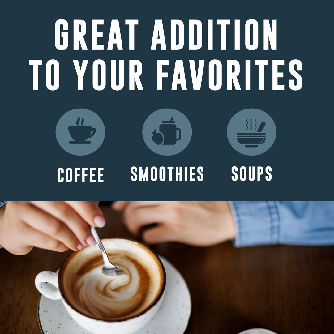 Grass-Fed Bone Broth Protein Powder – 21g Protein, 16g Collagen – Keto/Paleo