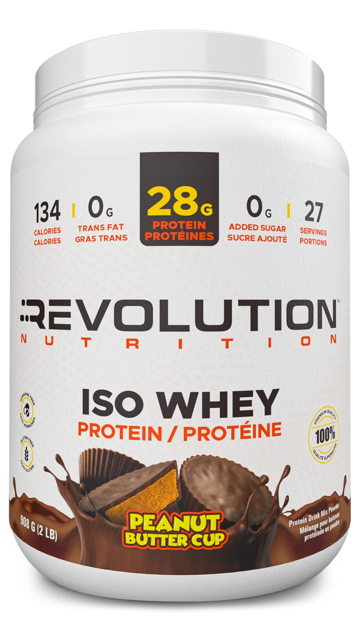Revolution Nutrition – Iso Whey – Chocolate Peanut Butter Cup – 908g