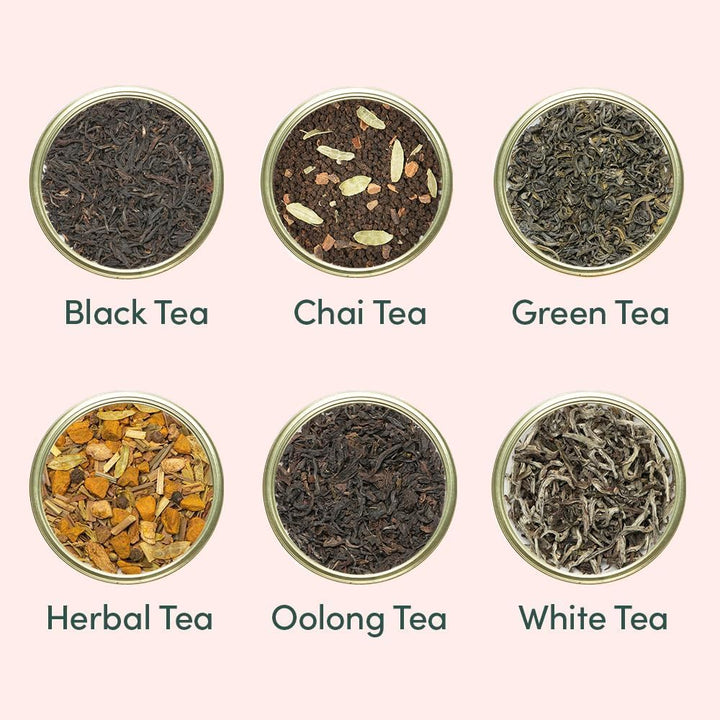 VAHDAM – Tea Gift Set – 24 Loose Leaf Teas – Luxury Tin Caddies