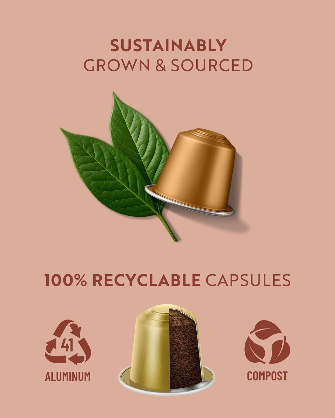 Rosso Caffè – Espresso Coffee Pods – Flavored Pack – 80 Pods