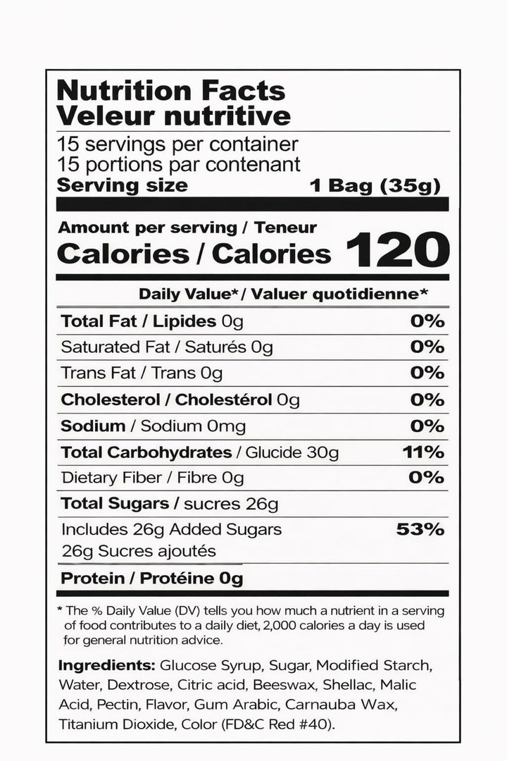 Sachet de 15 bonbons gélifiés pour la Saint-Valentin – Bonbons en forme de cœur en vrac – Saveurs délicieuses : fraise, tutti frutti, framboise – Bonbons d'amour pour la Saint-Valentin