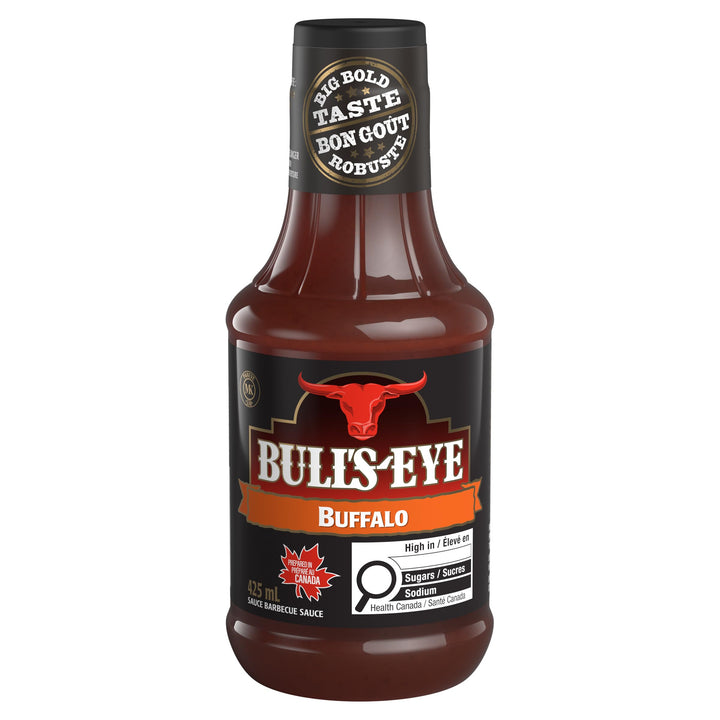 Bull's-Eye Buffalo BBQ Sauce 10-Pack (425 mL bottles) - Canadian Distribution - Ships Free Within Canada on Orders Above CAD $199