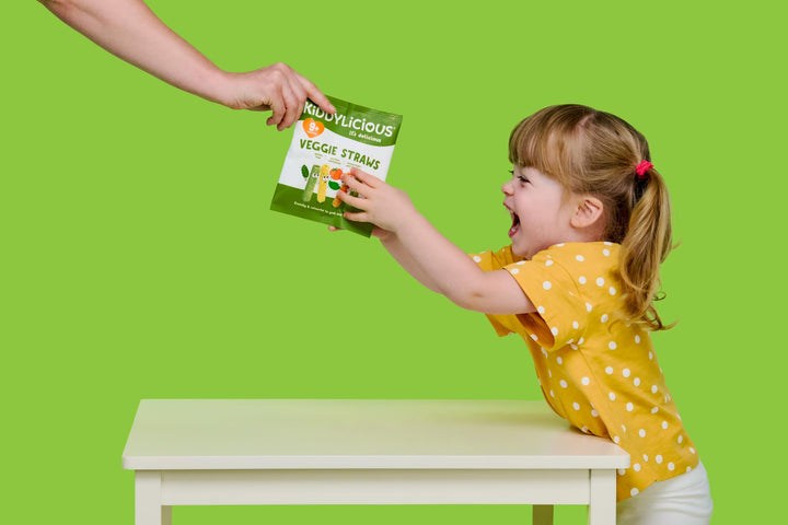 Kiddylicious Veggie Straws - Crunchy Snack for Babies 12+ Months - Gluten Free, Vegan - 9 Portions, 108g - Canadian Distribution - Ships Free Within Canada on Orders Above CAD $199