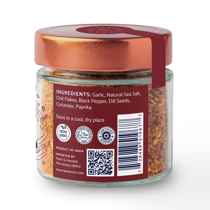 Heart and Harvest Simple Blend Steak and Burger Seasoning - Black Pepper with Garlic and Chili - Non-GMO, No Additives - 2 x 170g - Canadian Distribution - Ships Free Within Canada on Orders Above CAD $199