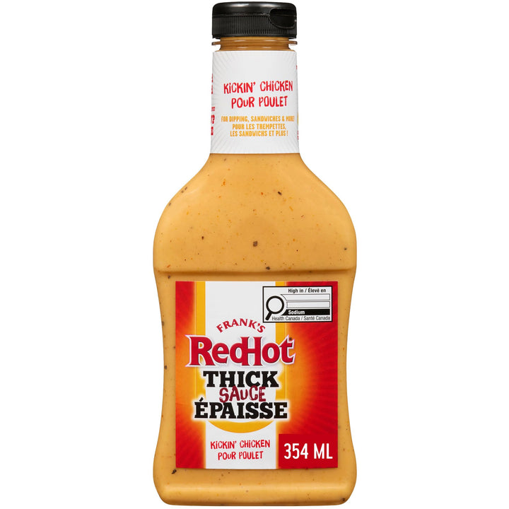 Frank's RedHot Kickin' Chicken Thick Sauce – 2 x 354mL - Canadian Distribution - Ships Free Within Canada on Orders Above CAD $199