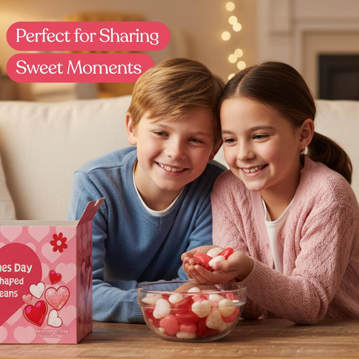 Sachet de 15 bonbons gélifiés pour la Saint-Valentin – Bonbons en forme de cœur en vrac – Saveurs délicieuses : fraise, tutti frutti, framboise – Bonbons d'amour pour la Saint-Valentin