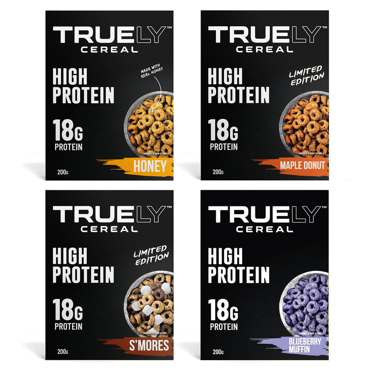 Truely – High Protein Cereal – Limited Edition – Pack of 4