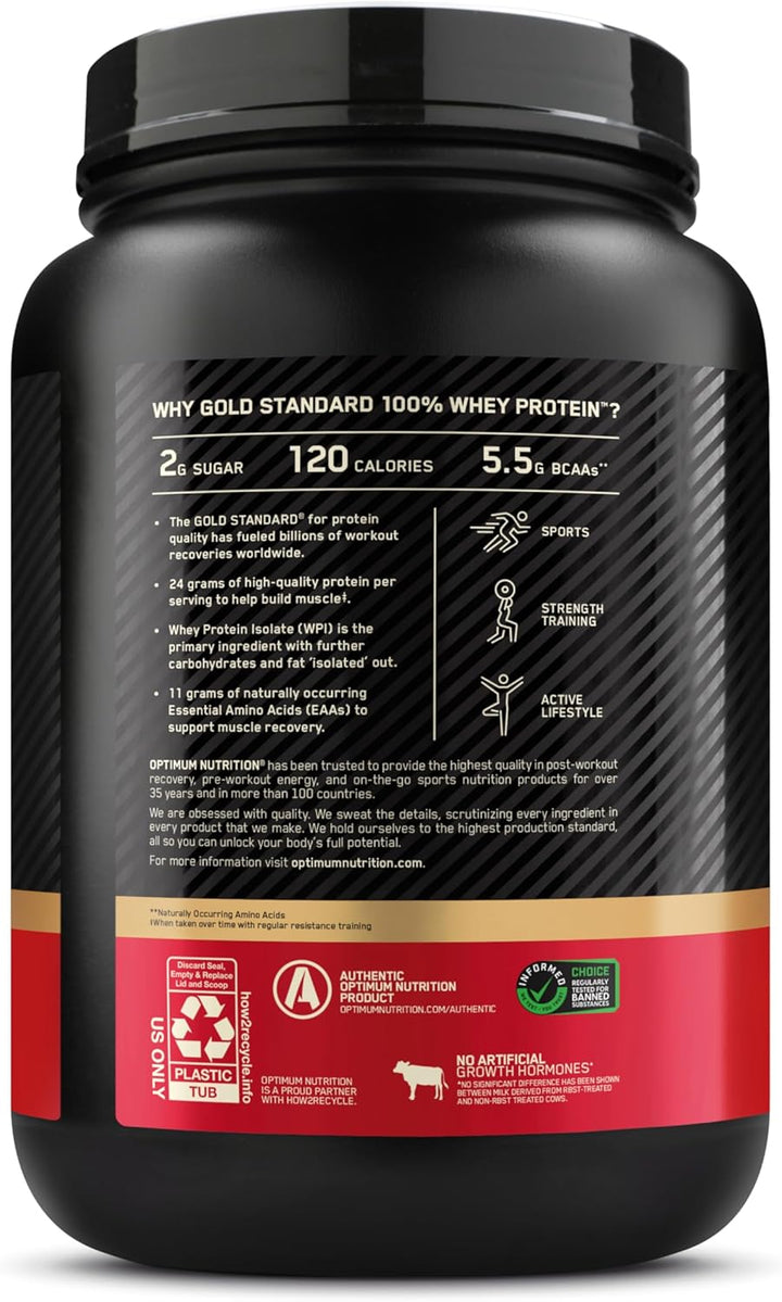 Optimum Nutrition – Gold Standard Whey Protein – Double Rich Chocolate – 5 lb