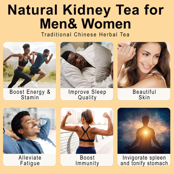 Ginseng Five Treasures – Kidney Tea – Herbal Detox Tea – 2 Pack (50 pcs)