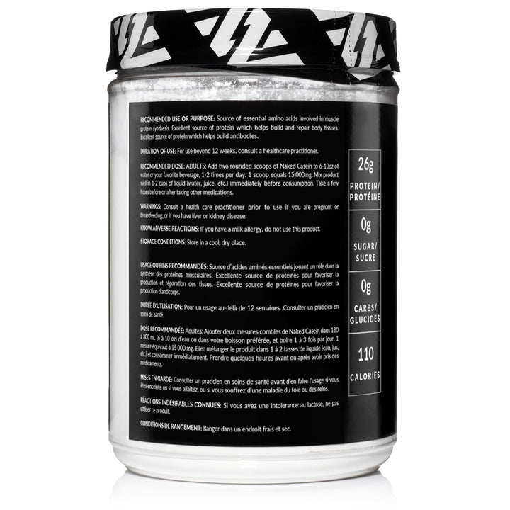 Naked Nutrition – Casein Protein – Unflavoured – 1lb – Micellar casein