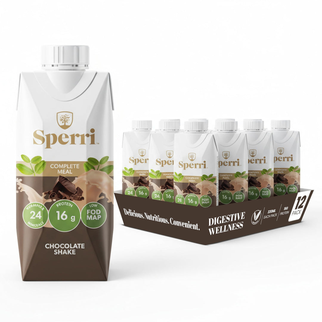 Sperri – Complete Plant-Based Meal Replacement – Chocolate – 330mL, 12 Pack