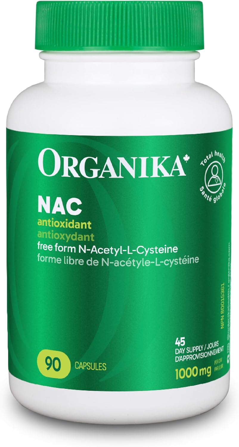 Organika – NAC – 500 mg – 90 Capsules