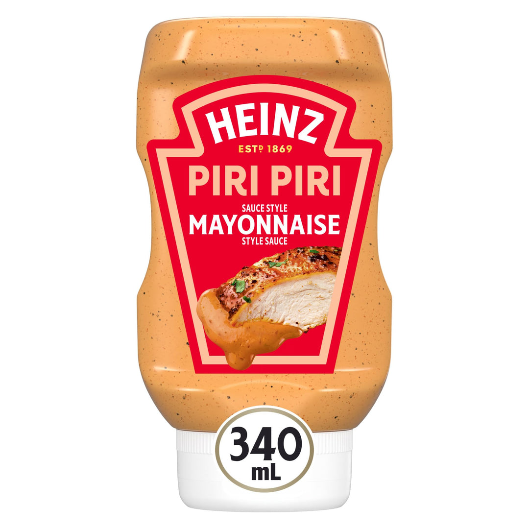 Heinz Piri Piri Mayonnaise Style Sauce, 340 mL Squeeze Bottle - Canadian Distribution - Ships Free Within Canada on Orders Above CAD $199