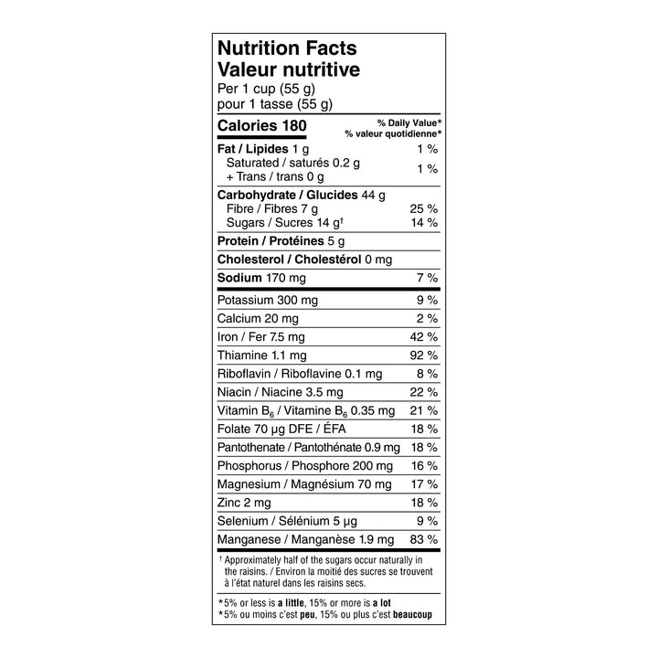 Kellogg's Raisin Bran Original Family Pack 2 x 600g - Canadian Distribution - Ships Free Within Canada on Orders Above CAD $199