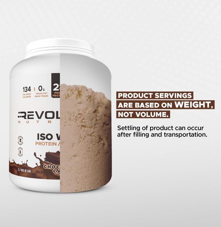 Revolution Nutrition – Iso Whey – Chocolate Cake – 6 lb