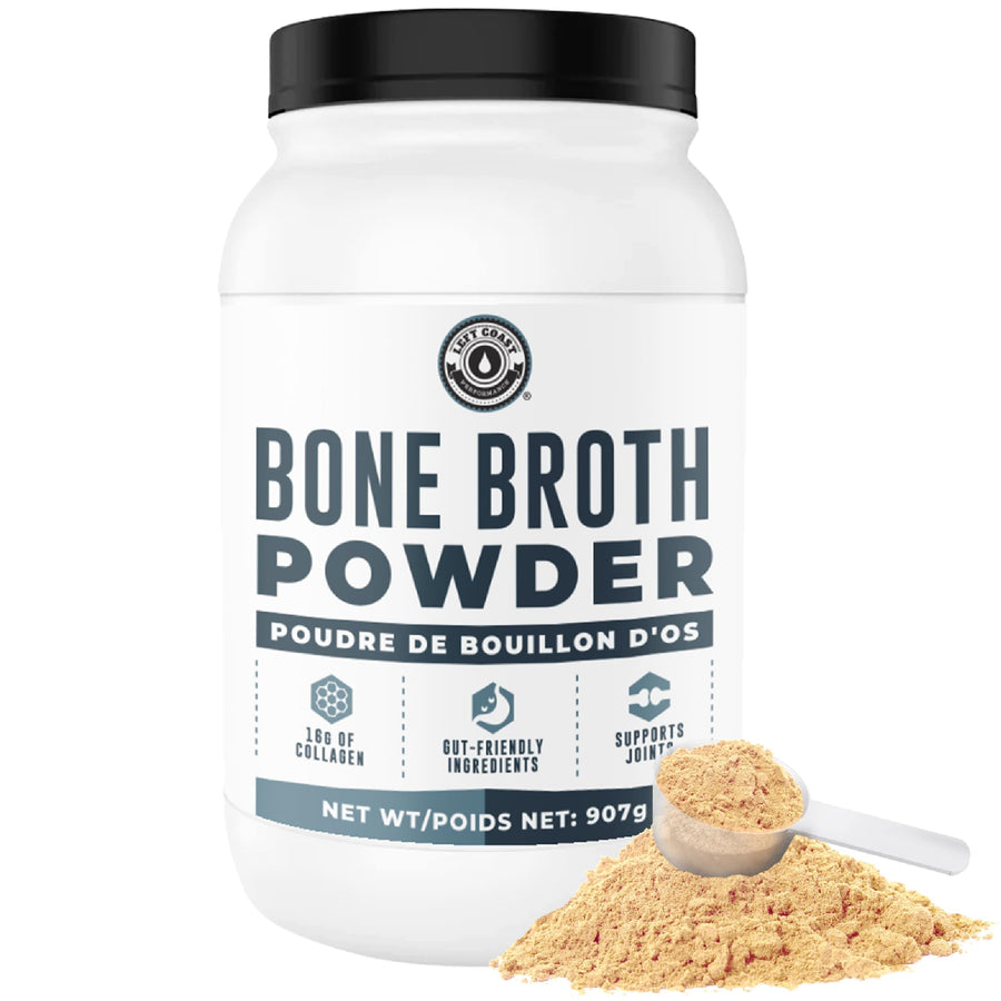 Pure Grass-Fed - Beef Bone Broth Protein Powder - Keto/Paleo - 907g