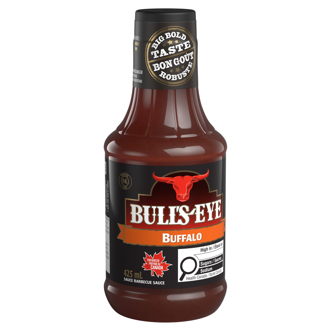 Bull's-Eye Buffalo BBQ Sauce 10-Pack (425 mL bottles) - Canadian Distribution - Ships Free Within Canada on Orders Above CAD $199