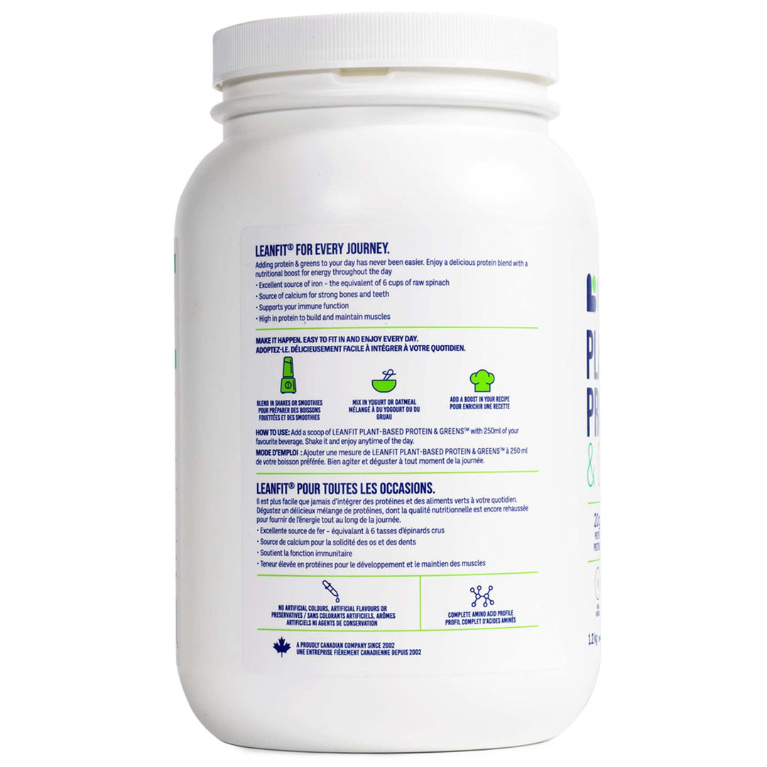 LeanFit – Plant-Based Protein & Greens – Natural Vanilla – 1.2 kg