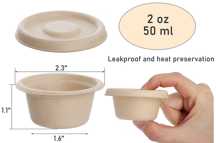 2 oz (50ml) paper cups for food samplings in Canada