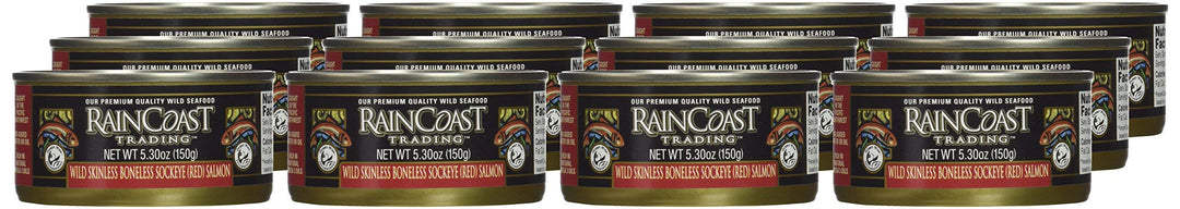 Raincoast Trading Wild Sockeye Salmon – Boneless & Skinless - Canadian Distribution - Ships Free Within Canada on Orders Above CAD $199
