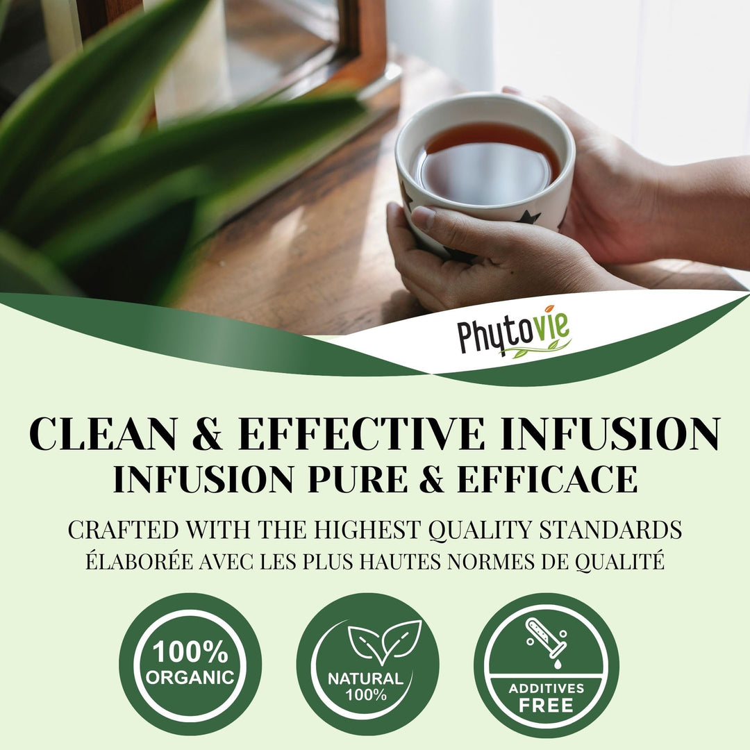 PHYTOVIE – Organic Senna Detox Tea – Senna Herbal Blend – 50 Tea Bags – Natural laxative