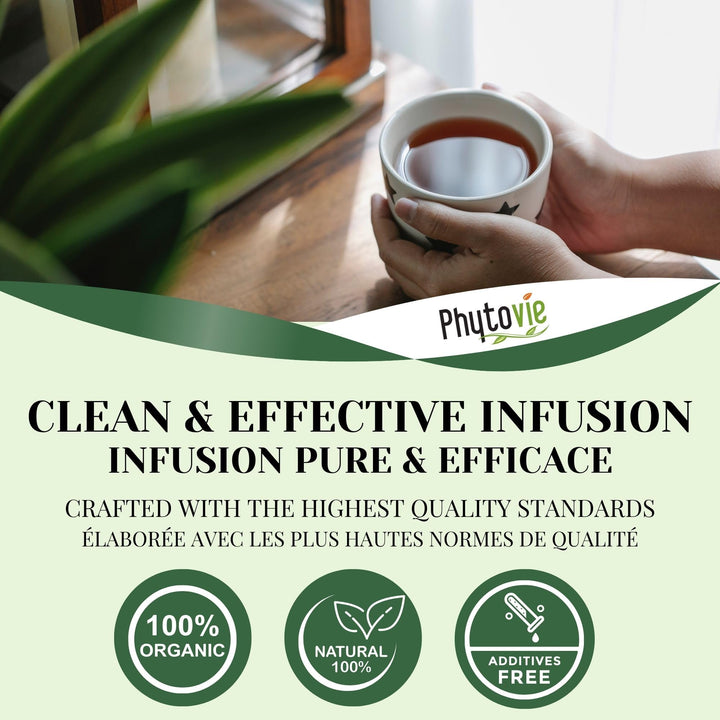 PHYTOVIE – Organic Senna Detox Tea – Senna Herbal Blend – 50 Tea Bags – Natural laxative