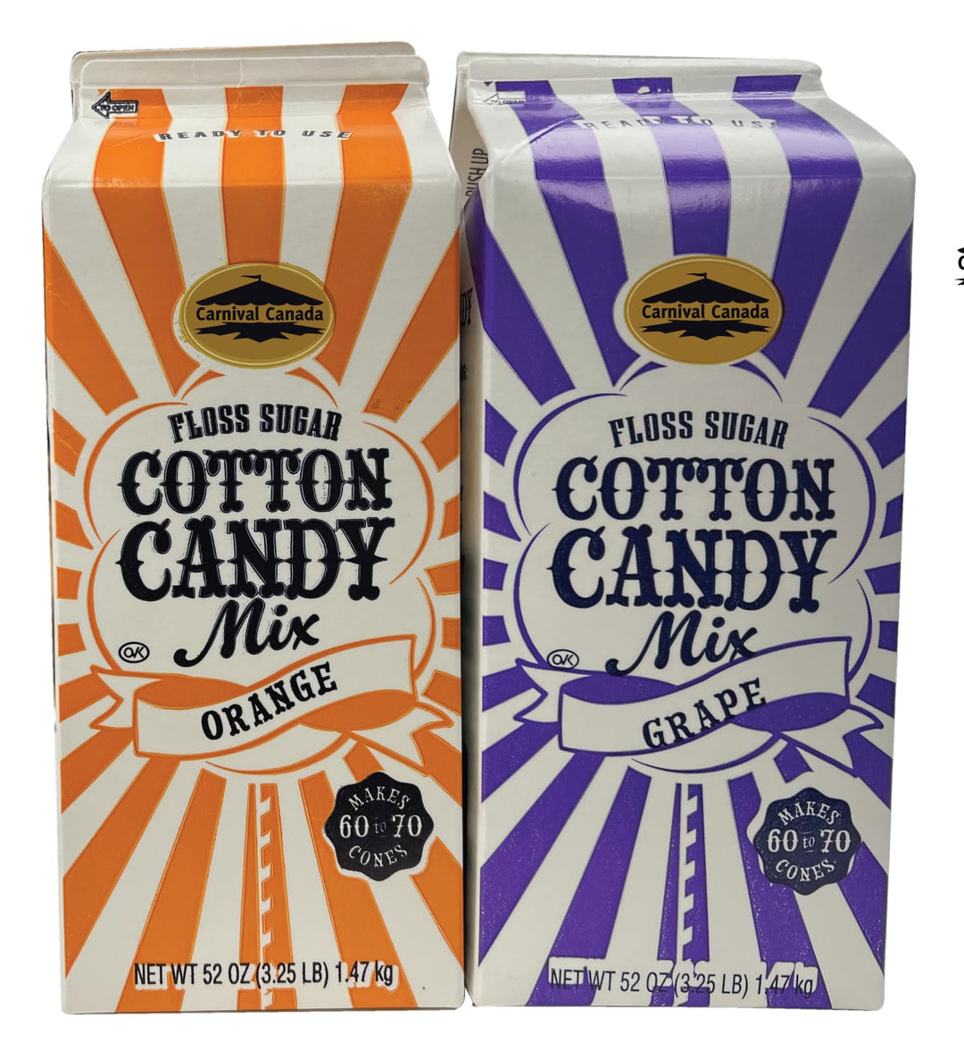 Cotton Candy Floss Sugar – Floss Sugar – 6 Flavours – 6 Pack / 3.25lb – Makes ~420 Cones