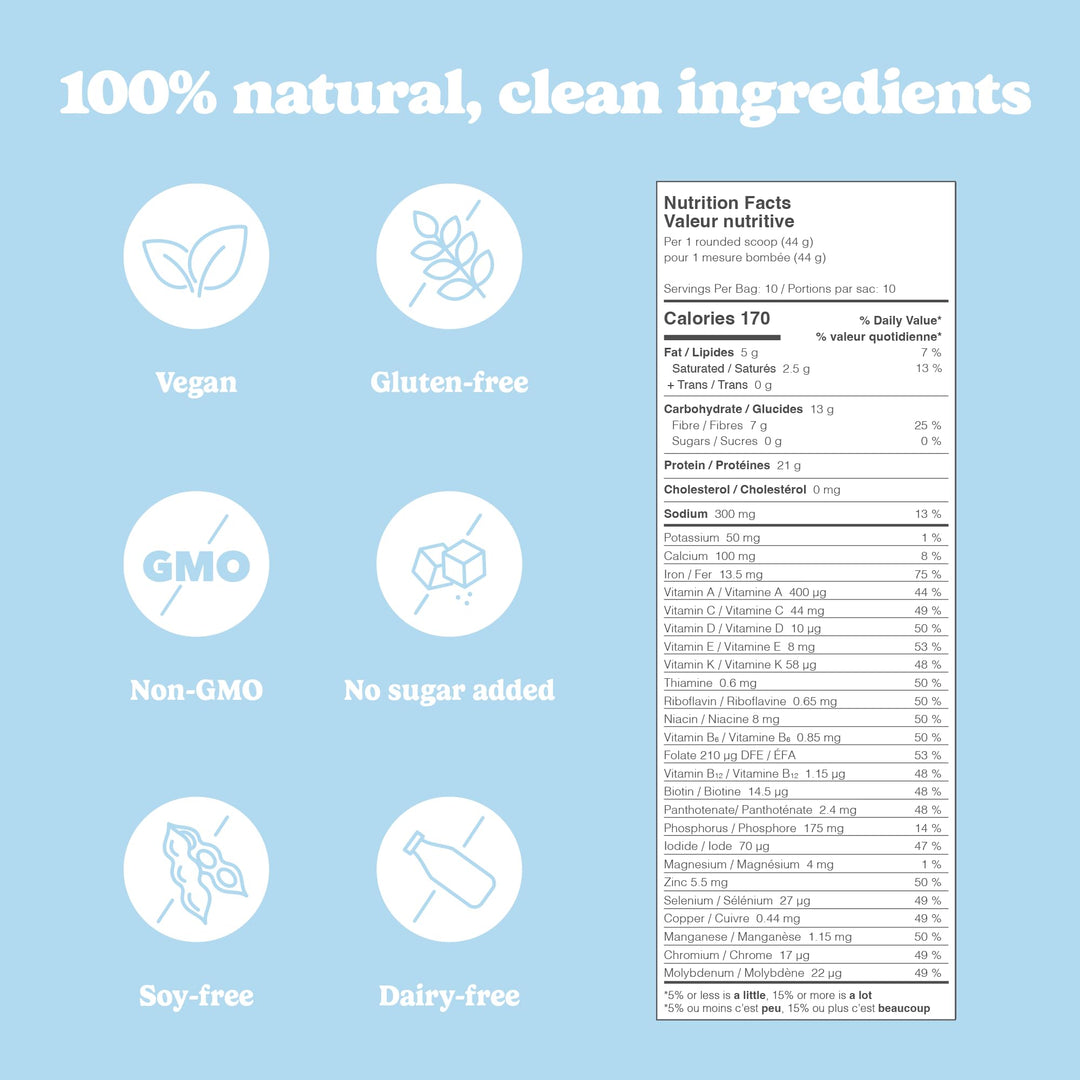 Good Protein - Saveur Cupcake à la vanille - Protéines végétales en poudre (végétaliennes) - 440 g