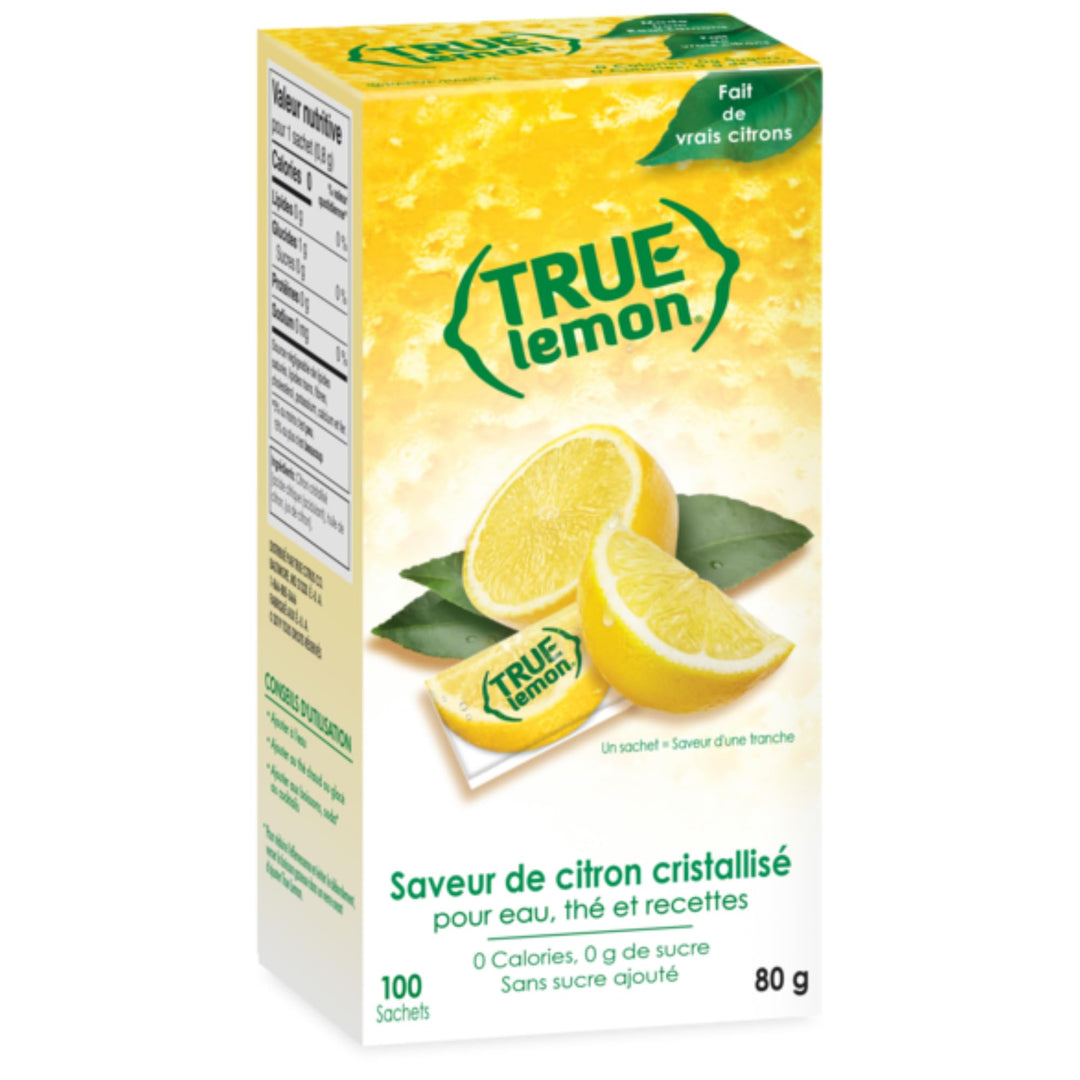 True Lemon – Water Enhancer – Lemon – 100 Packets – Sugar-Free