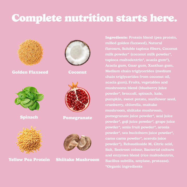 Good Protein - Fruits rouges - Protéines végétales en poudre (végétaliennes) - 440 g